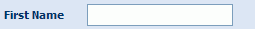 First Name Text Box